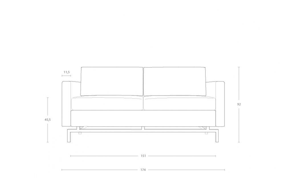 Dimensoes do produto sof cama costa